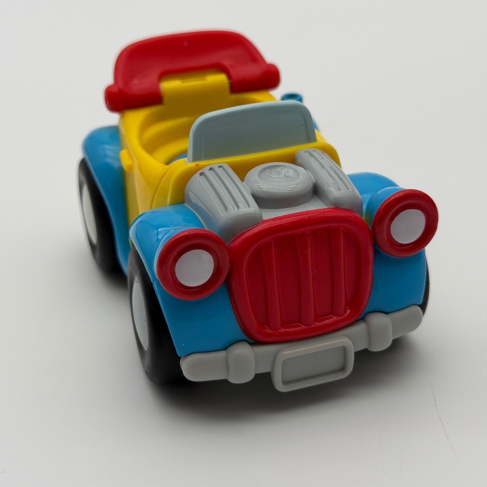 Fisher-Price Little People Disney Donald Duck Convertible Car DFN51 Blue Yellow